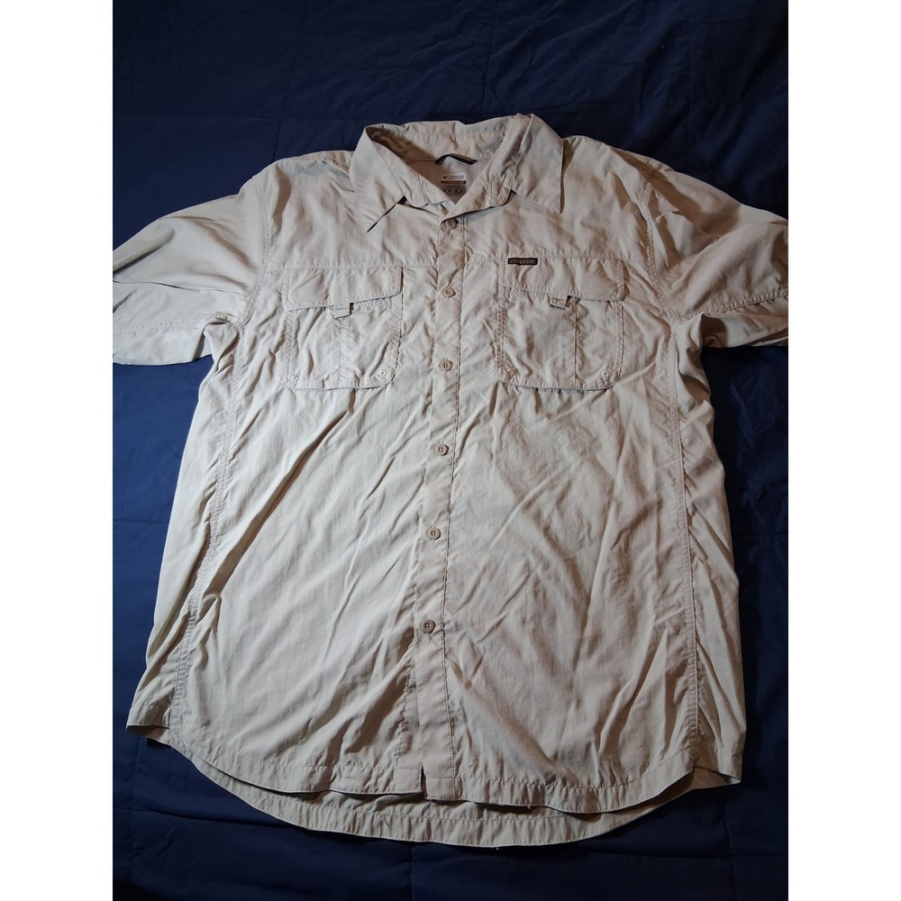 Columbia Titanium Fishing Shirt Mesh‎ Lined Vent Omnidry Men's XL